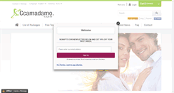 Desktop Screenshot of cccamadamo.com